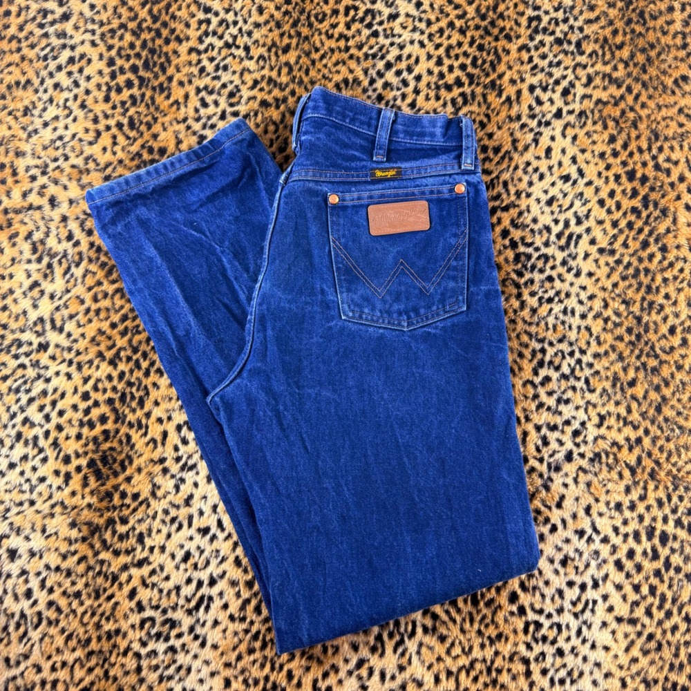 Vintage Wrangler Cowboy Cut 13MWZ Blue Jeans 34x31